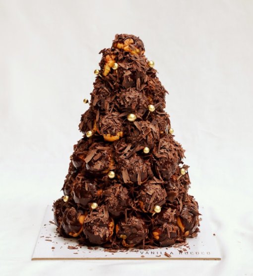 Chocolate Choux Tower