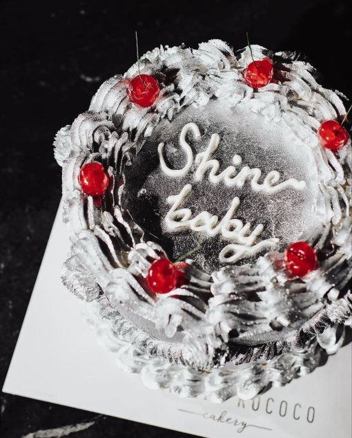 Sparkling Silver Cake