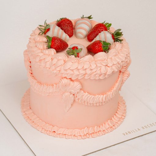Strawberry Cloud Cake