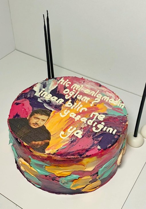 Quoted Color Cake