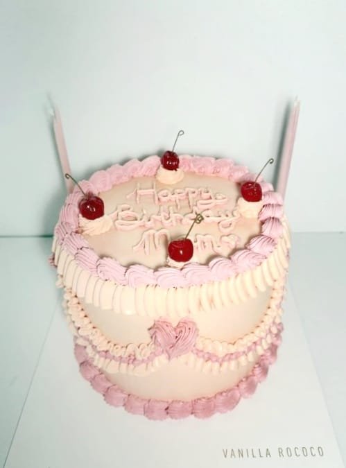 Retro Pink Cake