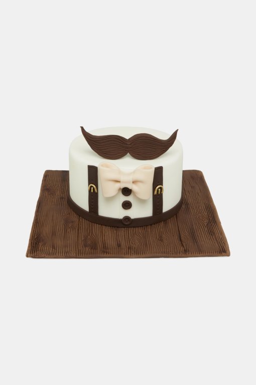 Mustache Cake